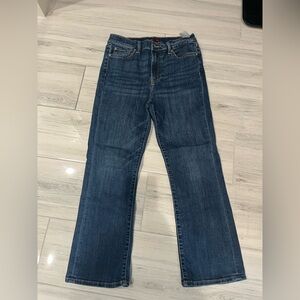 7 For All Mankind Dark Blue Straight Leg Women's Jeans